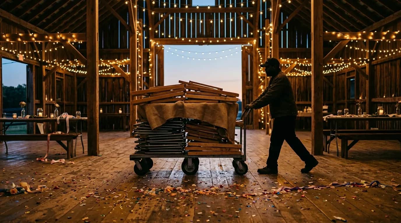 set up/break down of ceremony and reception